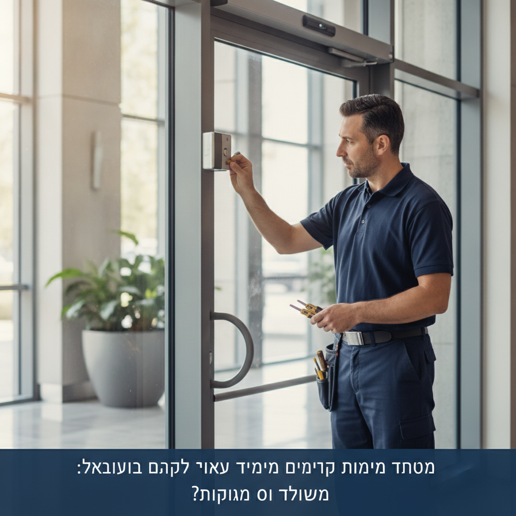 משאבת דלת עילית שלא סוגרת כמו שצריך: לתקן או להחליף?